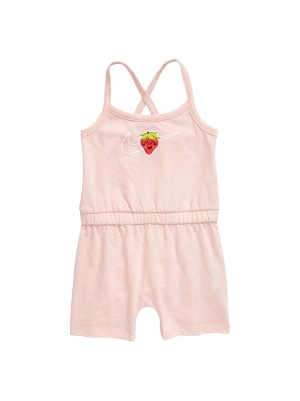 Nike Lil Fruits Strawberry Criss Cross Straps Shorts Jumpsuit Romper